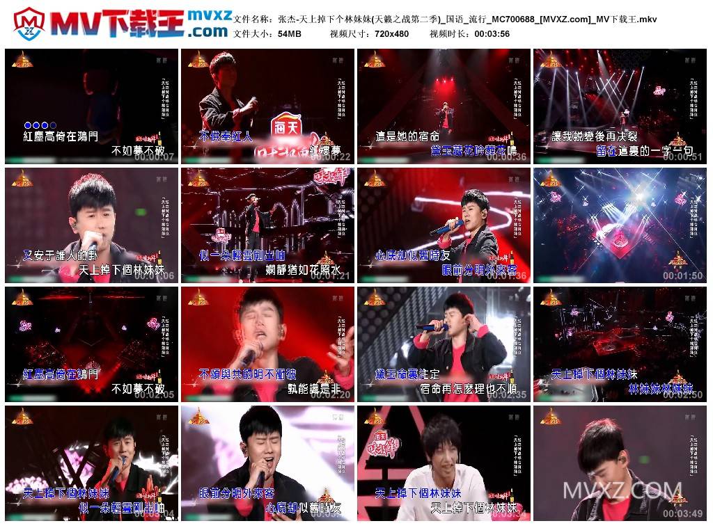 张杰-天上掉下个林妹妹(天籁之战第二季)_国语_流行_MC700688